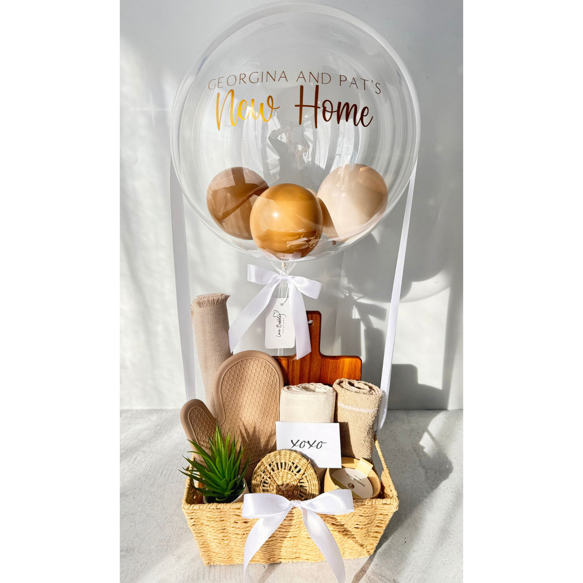 Personalised Hot Air Balloon Gift Basket – Fill Your Own | Sydney