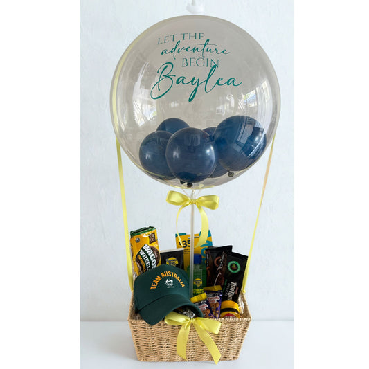 Welcome to Australia Gift Basket – Hot Air Balloon with Aussie Treats | Sydney