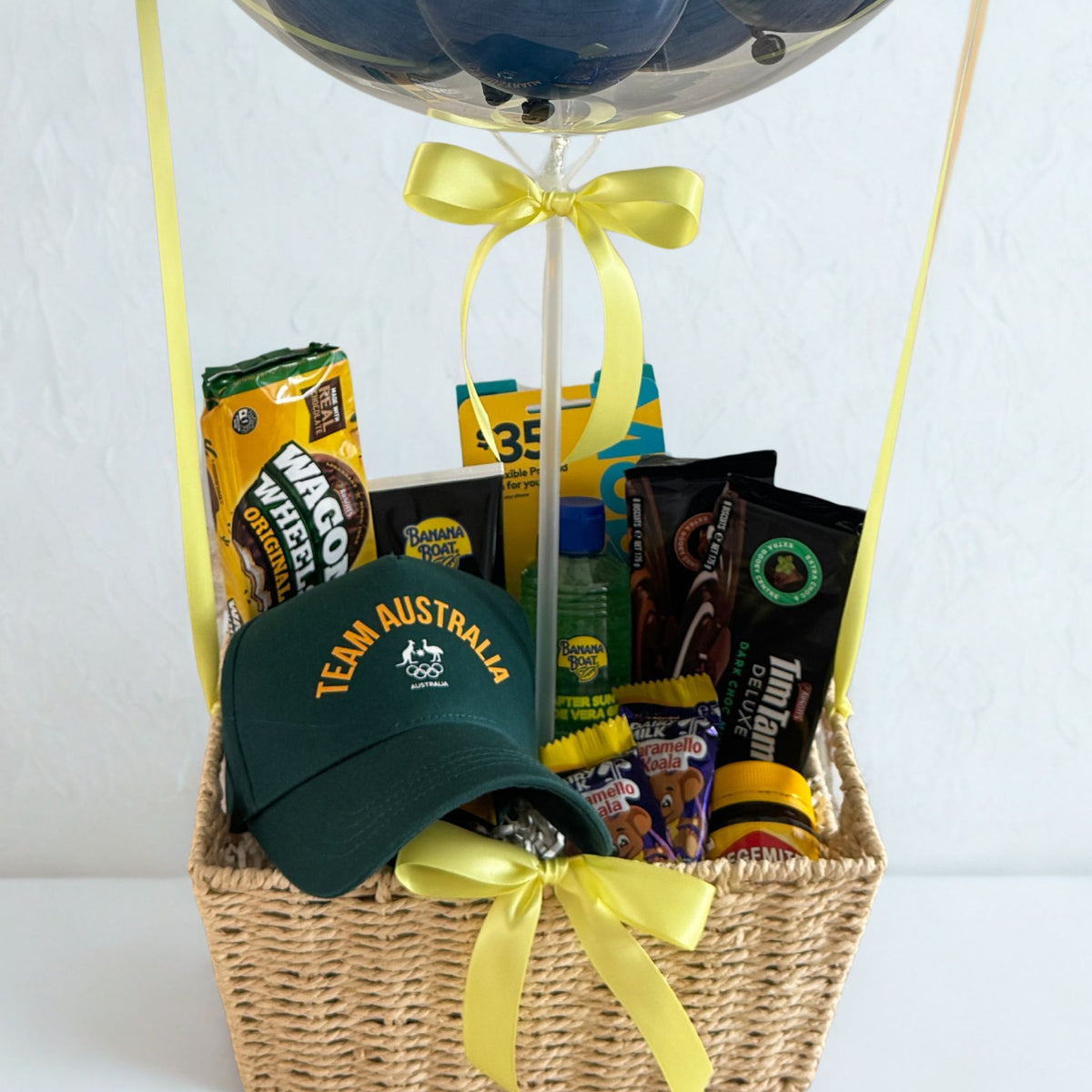 Welcome to Australia Gift Basket – Hot Air Balloon with Aussie Treats | Sydney
